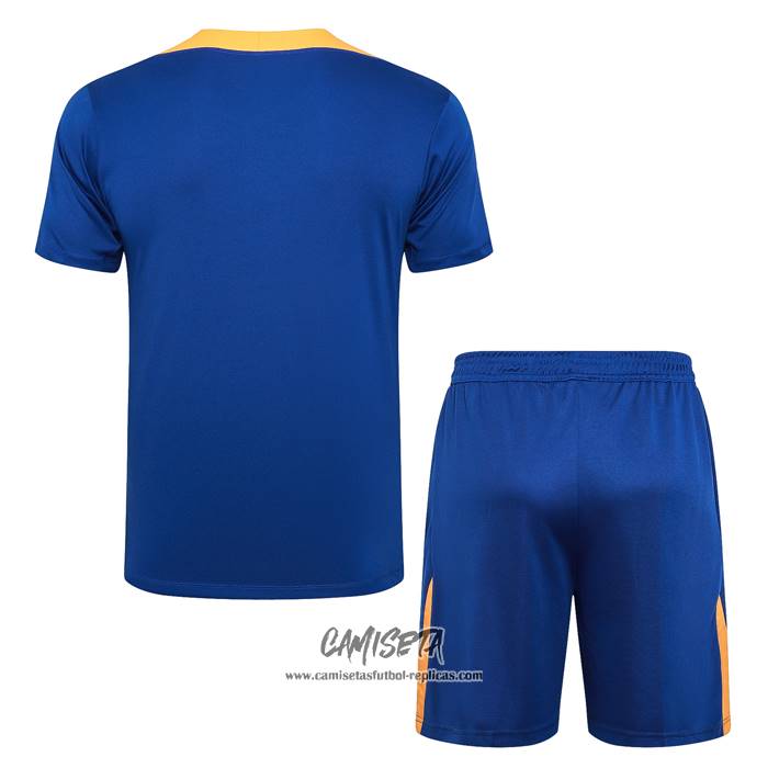 Chandal del Paises Bajos 2024-2025 Manga Corta Azul - Pantalon Corto
